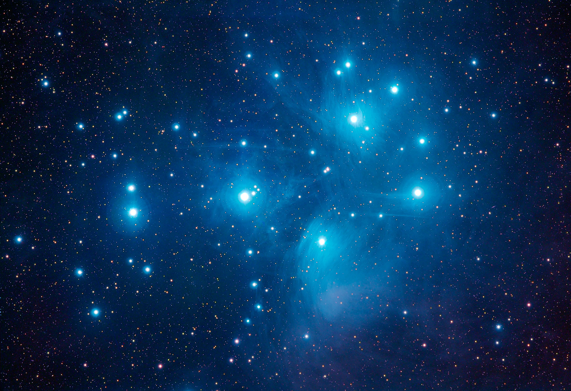 M45 The Pleiades Cluster